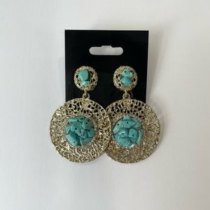 Filigree Round Cluster Earrings